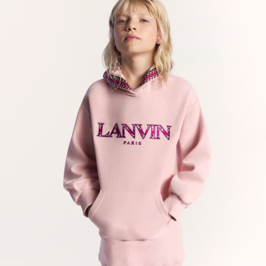 Vestido sudadera de muletón LANVIN para NIÑA