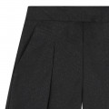 Flared pleated Bermuda shorts LANVIN for GIRL