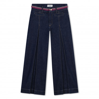 Jeans corte largo com pregas LANVIN para RAPARIGA