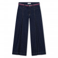 Jeans corte largo com pregas LANVIN para RAPARIGA