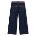 Jeans corte largo com pregas LANVIN para RAPARIGA