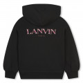 Sudadera cremallera y bordado LANVIN para NIÑA