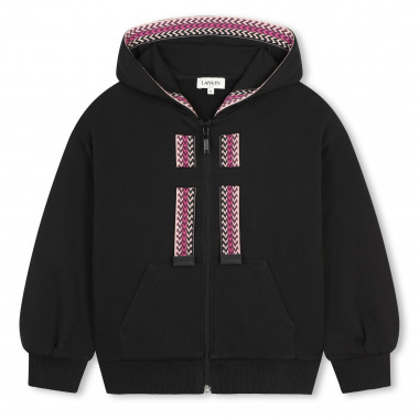 Sweatshirt com fecho e capuz LANVIN para RAPARIGA