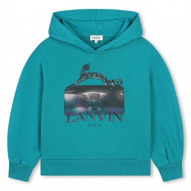 Sweat-shirt avec strass LANVIN pour FILLE