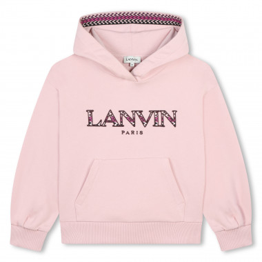 Sweatshirt com capuz bordado LANVIN para RAPARIGA