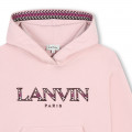 Sweatshirt com capuz bordado LANVIN para RAPARIGA