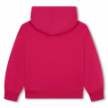 Sweat-shirt brodé à capuche LANVIN pour FILLE