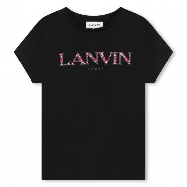 T-shirt met logo LANVIN Voor