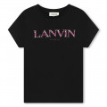 T-shirt com logótipo estampado LANVIN para RAPARIGA