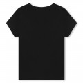 T-shirt with logo illustration LANVIN for GIRL