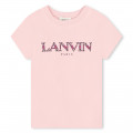 T-shirt com logótipo estampado LANVIN para RAPARIGA