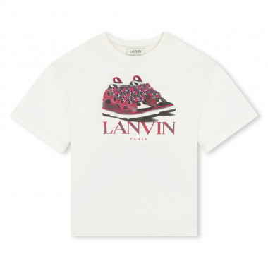 T-shirt met sneakerprint LANVIN Voor