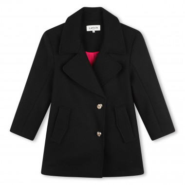 Manteau en drap de laine LANVIN pour FILLE