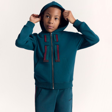 Jogging trousers with trim LANVIN for BOY