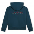 Felpa con logo ricamato LANVIN Per RAGAZZO