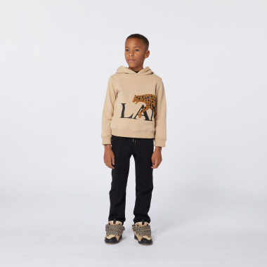 Sweat-shirt à capuche imprimé LANVIN pour GARCON