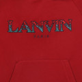 Sudadera con logo bordado LANVIN para NIÑO