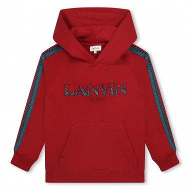 Embroidered logo sweatshirt LANVIN for BOY