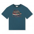 T-shirt with trainer print LANVIN for BOY