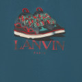 T-shirt with trainer print LANVIN for BOY