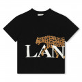 T-shirt avec imprimé Hobo Cat LANVIN pour GARCON