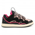 Sneakers in pelle lacci grandi LANVIN Per BAMBINA