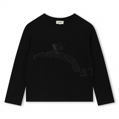 T-shirt com estampa de strass LANVIN para RAPARIGA