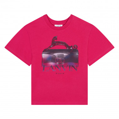 T-shirt com estampa e strass LANVIN para RAPARIGA