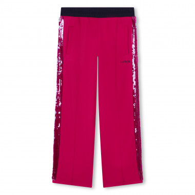 Calças fluidas com lantejoulas LANVIN para RAPARIGA