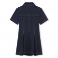 Short-sleeved denim dress LANVIN for GIRL