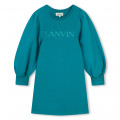 Dress with bouffant sleeves LANVIN for GIRL