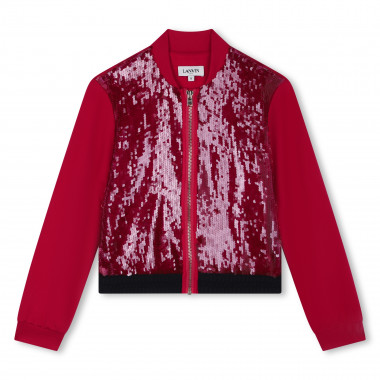 Embroidered sequin cardigan LANVIN for GIRL