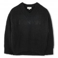 Camisola tricotada decote em V LANVIN para RAPARIGA