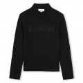 Camisola lisa bordada LANVIN para RAPARIGA