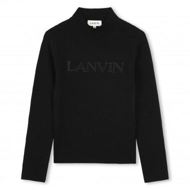 Plain long-sleeved jumper LANVIN for GIRL