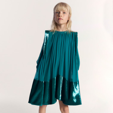 Robe de cérémonie en soie LANVIN pour FILLE