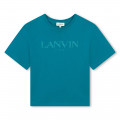 T-shirt de manga curta LANVIN para RAPARIGA