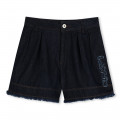 Jeans-Shorts mit Logo LANVIN Für MÄDCHEN