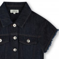 Kurzärmliges Jeans-Kleid LANVIN Für MÄDCHEN