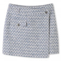 Tweed wraparound skirt LANVIN for GIRL
