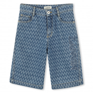 Long denim shorts LANVIN for BOY