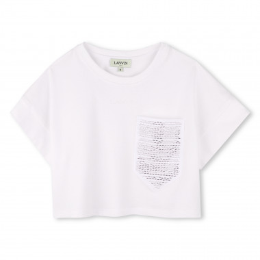 Top à manches courtes LANVIN pour FILLE