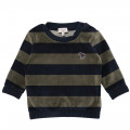 Striped terrycloth sweatshirt PAUL SMITH JUNIOR for BOY