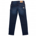 Slim-fit jeans met streepjes PAUL SMITH JUNIOR Voor