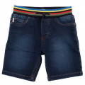 Jean shorts with striped waistband PAUL SMITH JUNIOR for BOY