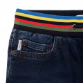 Jean shorts with striped waistband PAUL SMITH JUNIOR for BOY