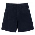 Plain shorts with slant pockets PAUL SMITH JUNIOR for BOY