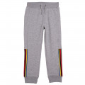 Fleece jogging trousers with patch PAUL SMITH JUNIOR for BOY