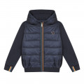 Dual-material hooded cardigan PAUL SMITH JUNIOR for BOY