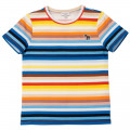 Striped organic cotton t-shirt PAUL SMITH JUNIOR for BOY